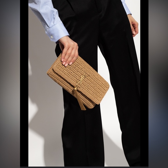 Saint Laurent KATE 99 TASSEL IN RAFFIA
DARK NUDE - Picture 12 of 12